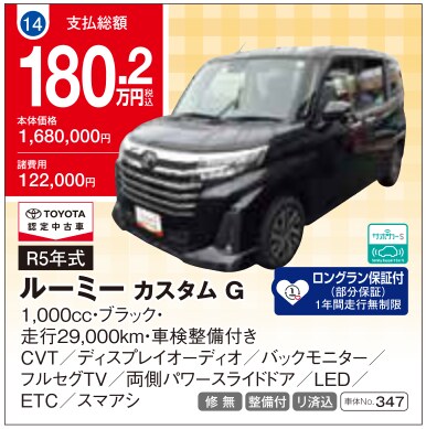 ユーカーランド久山 展示中古車 No.14